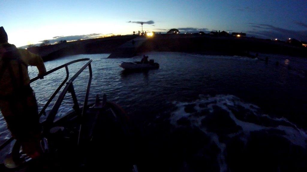 Small inflatable boat